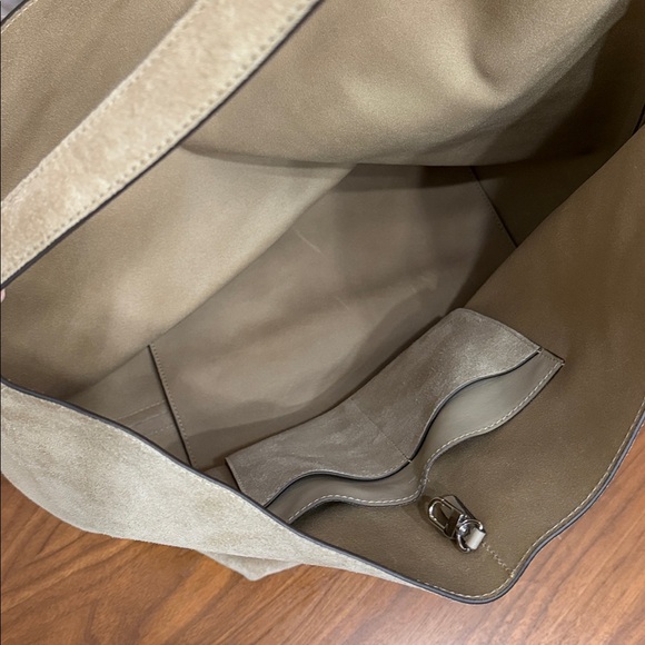 Toteme Tan Suede Hobo Bag - Picture 8 of 16